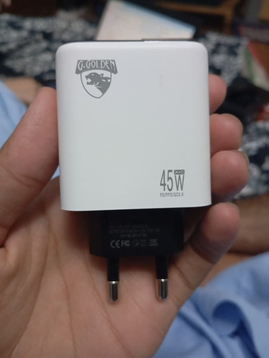 45W Multi Protocol Dual Port Travel Fast Charger - SwiftLogic Store