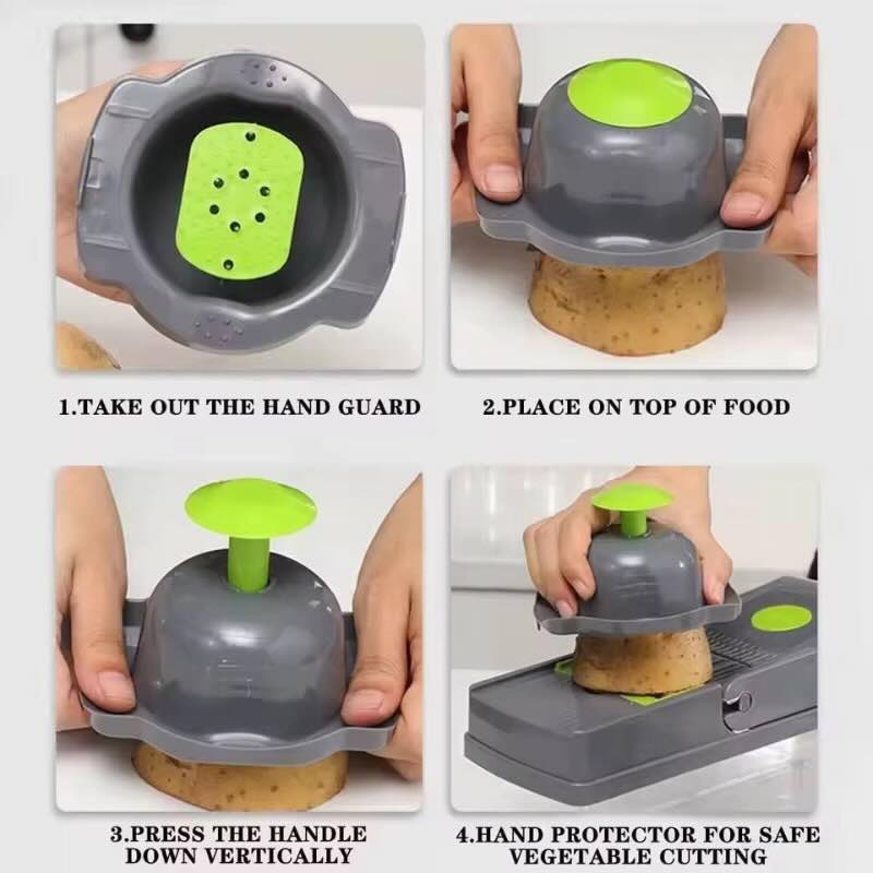 14-in-1 Mandoline Slicer & Vegetable Chopper | Multifunctional Food Cutter & Grater - SwiftLogic Store