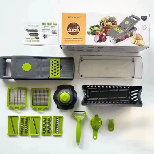 14-in-1 Mandoline Slicer & Vegetable Chopper | Multifunctional Food Cutter & Grater - SwiftLogic Store