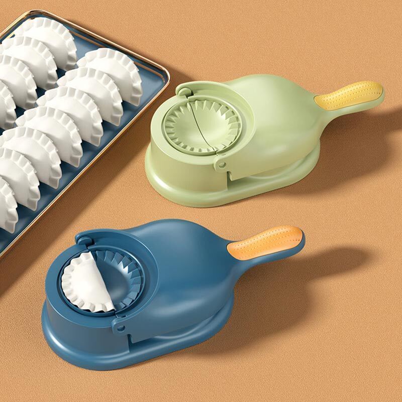 2-in-1 Dumpling & Samosa Maker | Mini Manual Tortilla & Dough Press | Random Colors - SwiftLogic Store