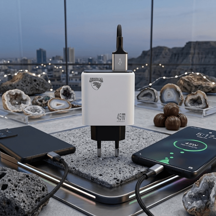 45W Multi Protocol Dual Port Travel Fast Charger - SwiftLogic Store