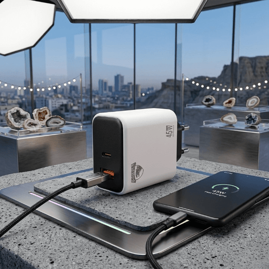 45W Multi Protocol Dual Port Travel Fast Charger - SwiftLogic Store