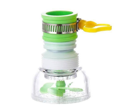 Kitchen Faucet Extender Green Yellow Silicone Clamp