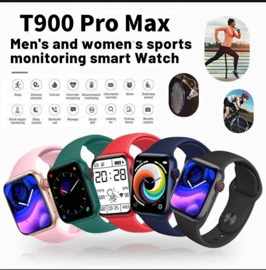 T900 PRO MAX Smartwatch Black ABS Strap