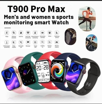 T900 PRO MAX Smartwatch Black ABS Strap