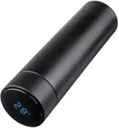 Digital Temp Tea Bottle 50ml Black Stainless Steel