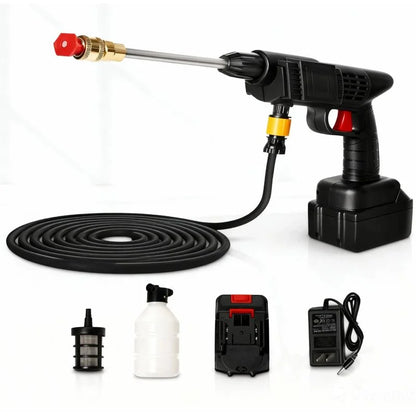 Automatic Cordless Car Wash Spray Gun 48V Pakistan | Wireless High Pressure Foam Jet Washer