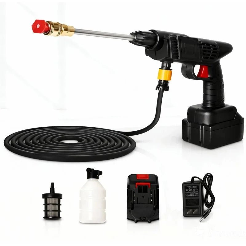 Automatic Cordless Car Wash Spray Gun 48V Pakistan | Wireless High Pressure Foam Jet Washer - SwiftLogic Store