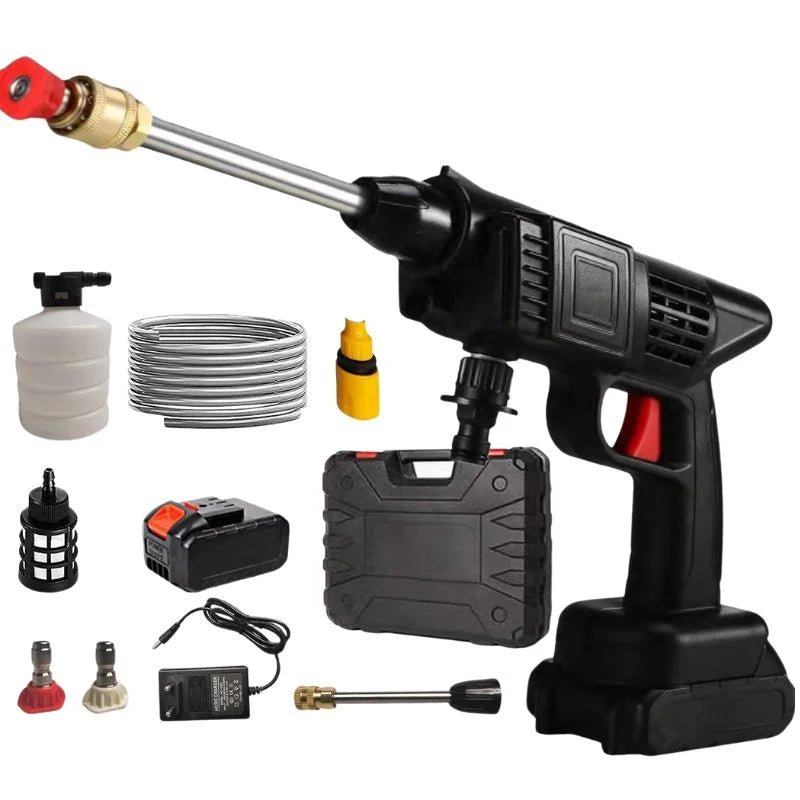Automatic Cordless Car Wash Spray Gun 48V Pakistan | Wireless High Pressure Foam Jet Washer - SwiftLogic Store
