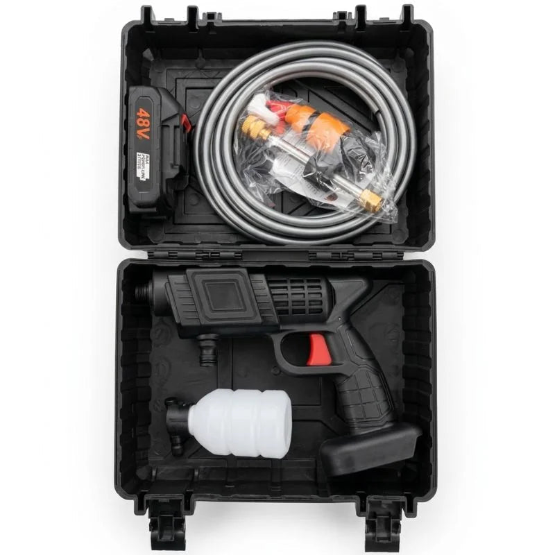 Automatic Cordless Car Wash Spray Gun 48V Pakistan | Wireless High Pressure Foam Jet Washer - SwiftLogic Store