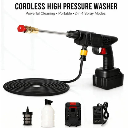 Automatic Cordless Car Wash Spray Gun 48V Pakistan | Wireless High Pressure Foam Jet Washer - SwiftLogic Store