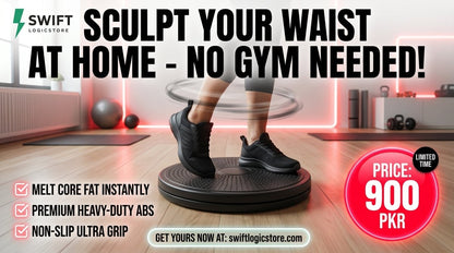 Black Twister Core Fat Burning Disc for Home Workout - SwiftLogic Store