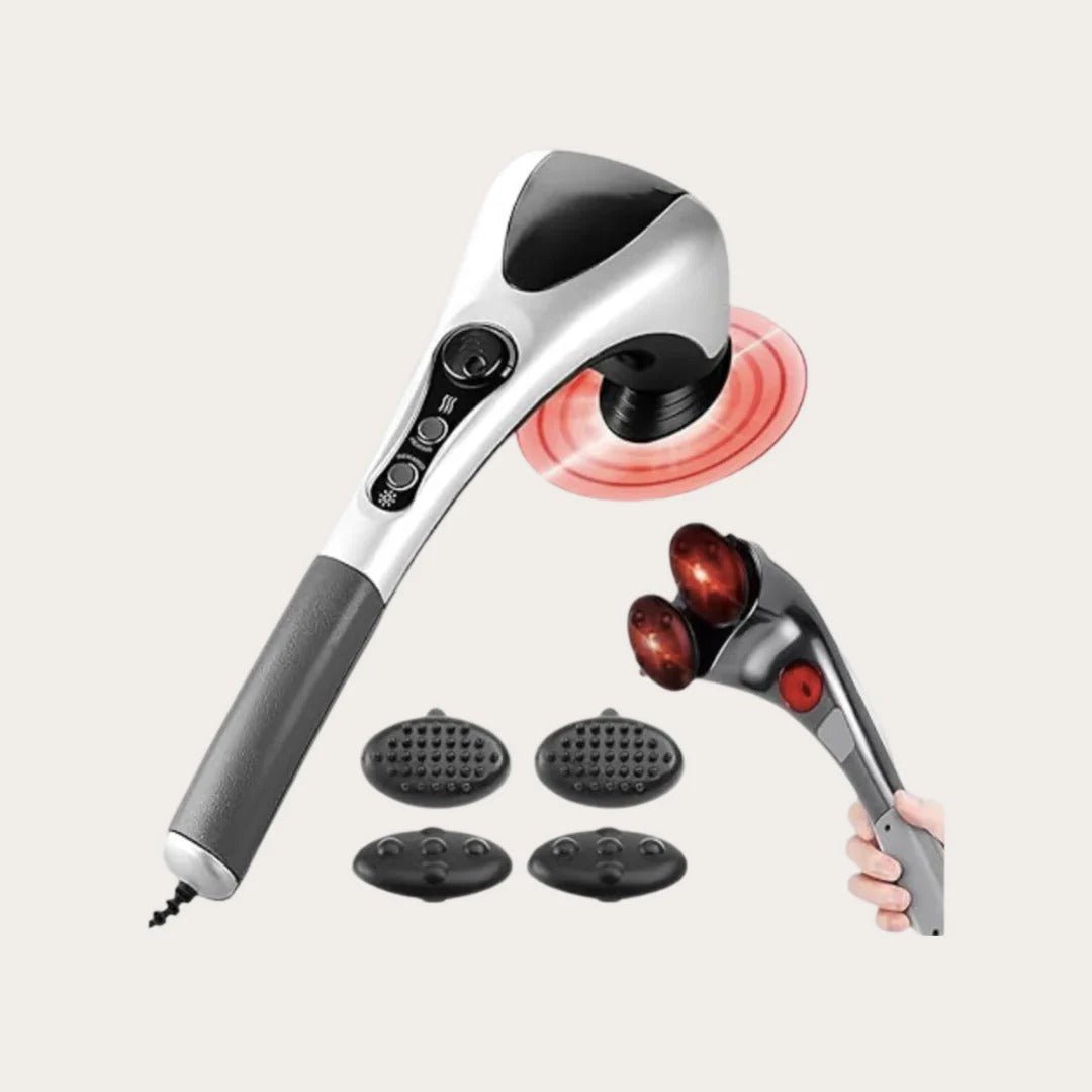 Blue Idea Full Body Handheld Double Head Massager - SwiftLogic Store