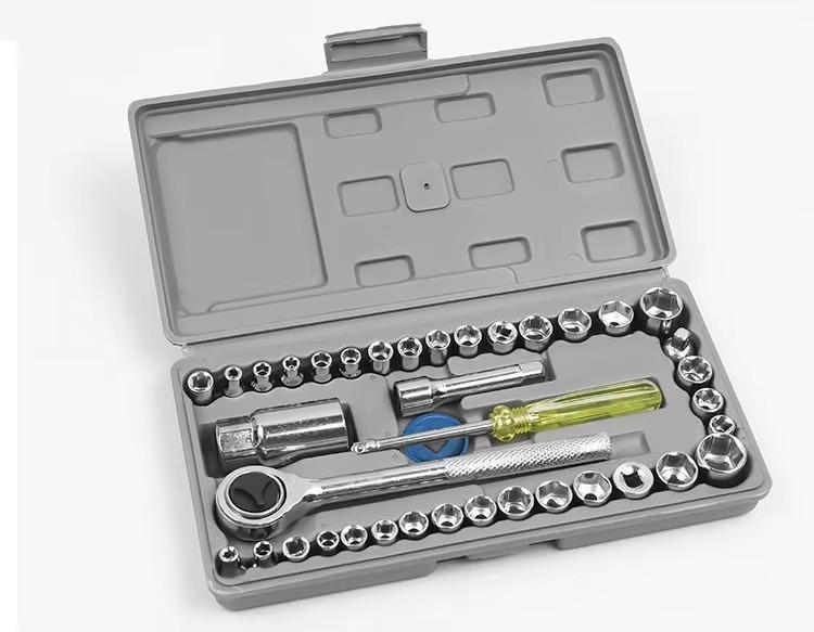 Chrome Vanadium 40-Piece Tool Kit Set - SwiftLogic Store