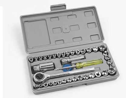 Chrome Vanadium 40-Piece Tool Kit Set - SwiftLogic Store