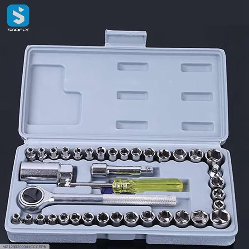 Chrome Vanadium 40-Piece Tool Kit Set - SwiftLogic Store