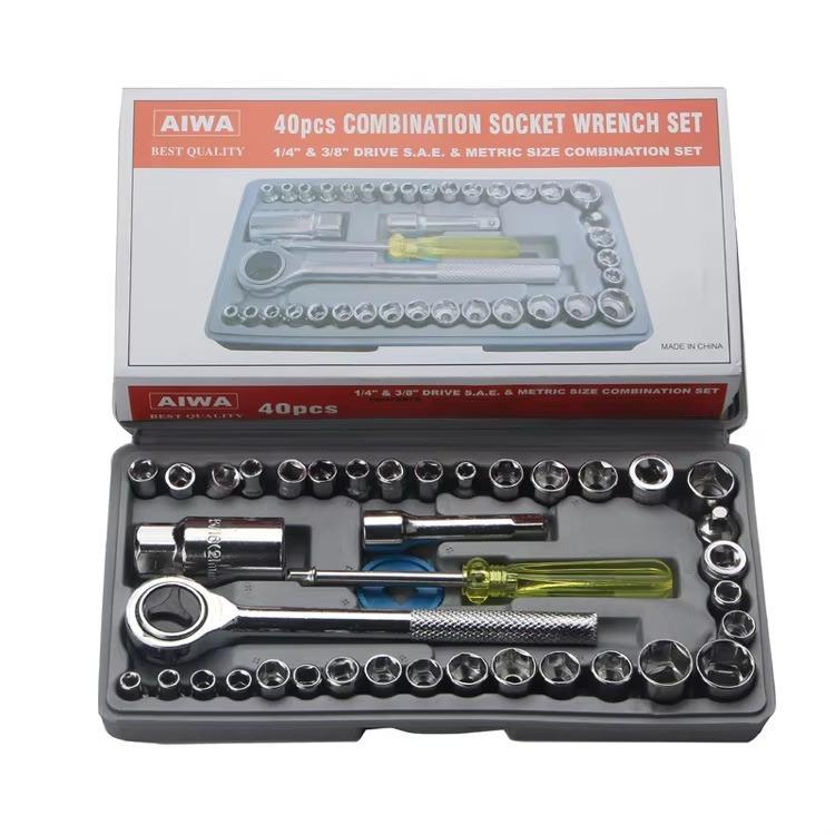 Chrome Vanadium 40-Piece Tool Kit Set - SwiftLogic Store