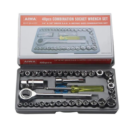 Chrome Vanadium 40-Piece Tool Kit Set - SwiftLogic Store