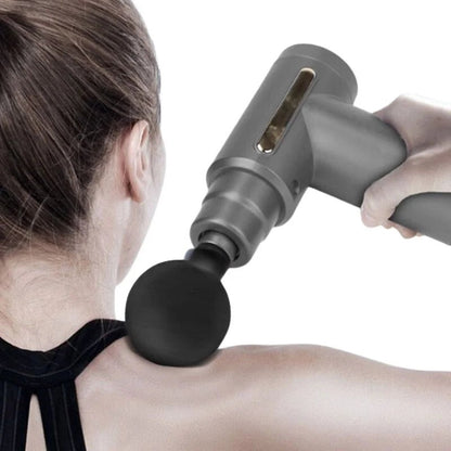 Deep Tissue Muscle Massage Gun | Fascia Relaxation Massage Gun with 6 Speed Levels & 4 Massage Heads | Random Color - SwiftLogic Store