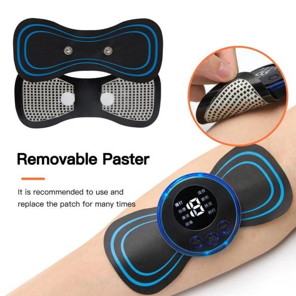 EMS Butterfly Portable Neck Massager | Mini Full-Body Muscle Relaxer - SwiftLogic Store