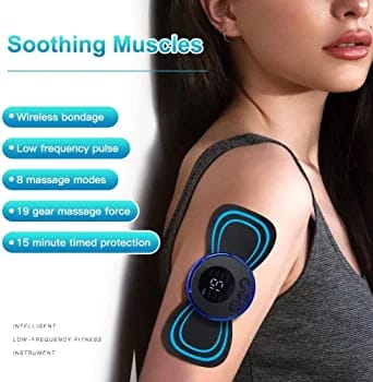 EMS Butterfly Portable Neck Massager | Mini Full-Body Muscle Relaxer - SwiftLogic Store