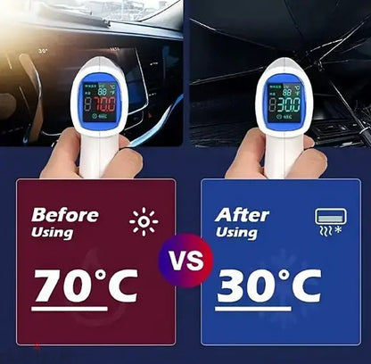 Foldable Car Windshield Umbrella Sunshade | UV Protection & Heat Blocker for All Vehicles - SwiftLogic Store