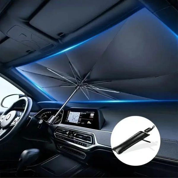 Foldable Car Windshield Umbrella Sunshade | UV Protection & Heat Blocker for All Vehicles - SwiftLogic Store