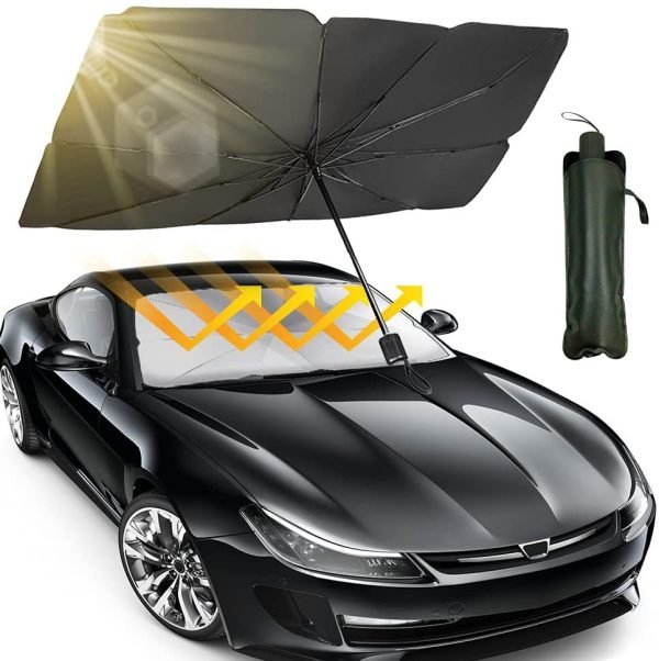 Foldable Car Windshield Umbrella Sunshade | UV Protection & Heat Blocker for All Vehicles - SwiftLogic Store