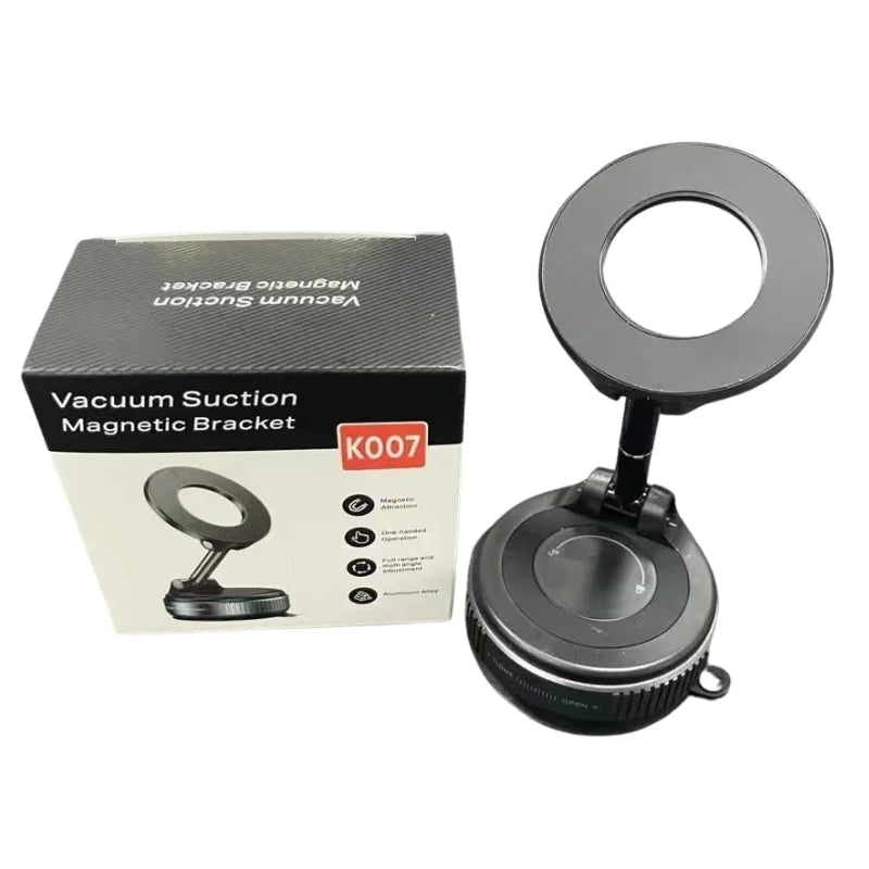 Foldable Magnetic Car Phone Holder | 360° Rotating Suction Mount, Universal - SwiftLogic Store