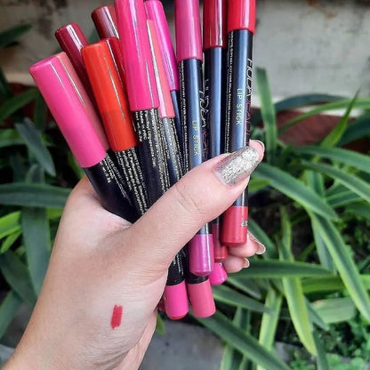 Huda Beauty Matte Color Lipstick Pencils Set Of 12 - SwiftLogic Store