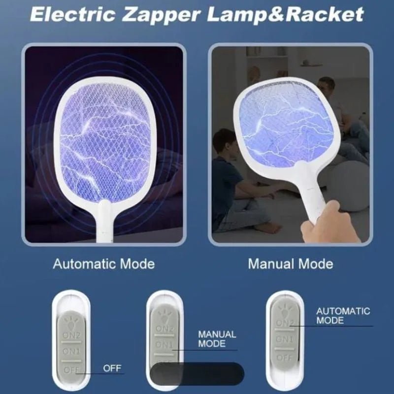 Nova USB Rechargeable Mosquito Racket | ME-903 Model | | Electric Insect Killer Swatter | For Indoor & Outdoor Use - SwiftLogic Store
