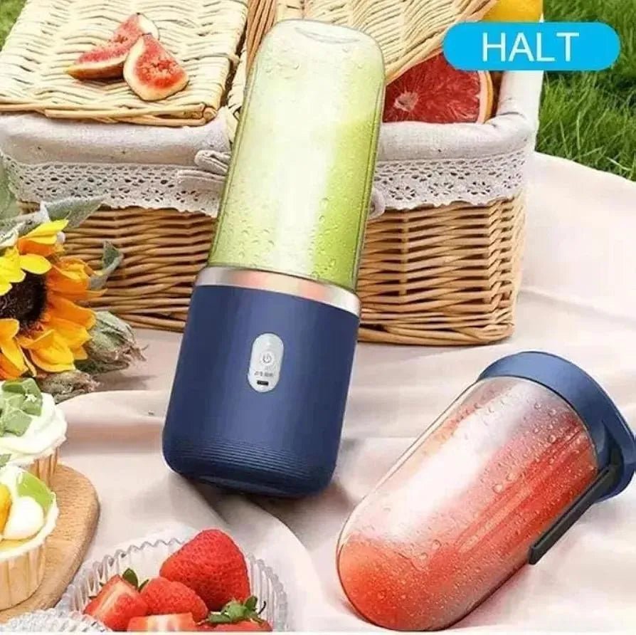 Rechargeable Blue Juicer Blender for Home & Travel - SwiftLogic Store