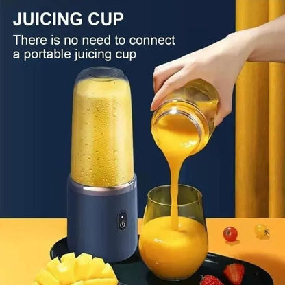 Rechargeable Blue Juicer Blender for Home & Travel - SwiftLogic Store