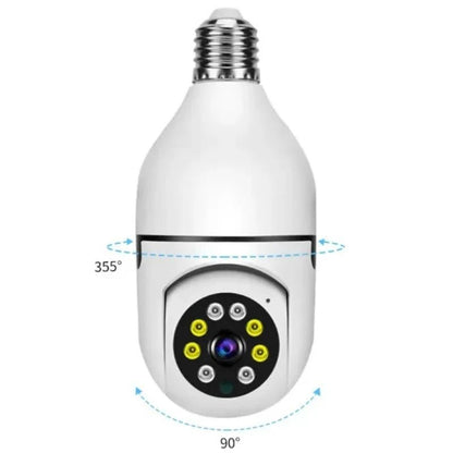 Speed-X Bulb Camera 1080P WiFi 360° Panoramic Security Camera | Night Vision & Two-Way Audio - SwiftLogic Store