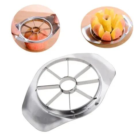 Stainless Steel Manual Fruit Press Cutter for Easy Slicing - SwiftLogic Store