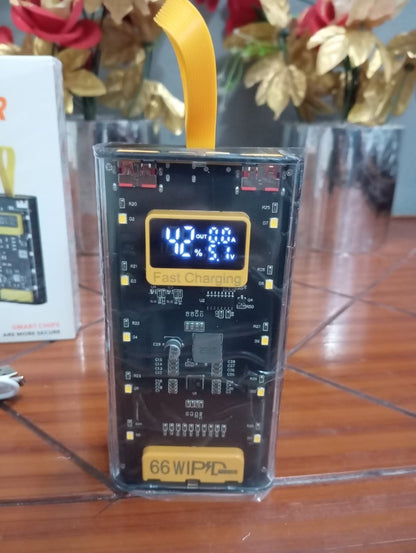 Transparent Power Bank 20000 mAh - SwiftLogic Store