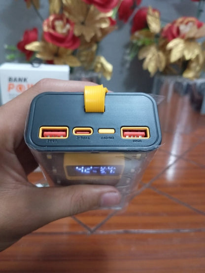 Transparent Power Bank 20000 mAh - SwiftLogic Store