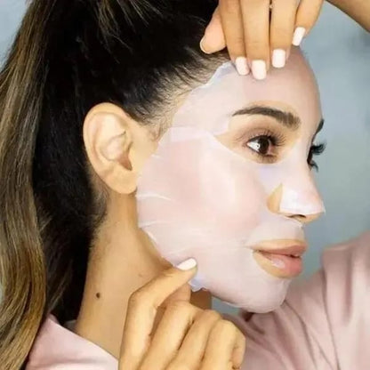 Whitening Face Sheet Mask Set Of 6 Multicolor Hydrating Brightening Skin Care Masks For Radiant Smooth And Glowing Skin | Random Flavor - SwiftLogic Store